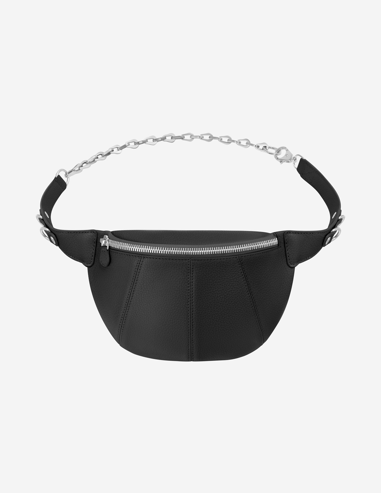 Bolsa The Hiro em pele preta Noir — vista principal
